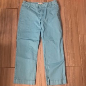 Sky blue work capris